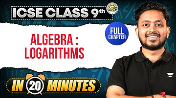 Master LOGARITHM in JUST 20 Minutes! 💥 | ICSE Class 9 Maths Made Easy | Shubhanshu Sir