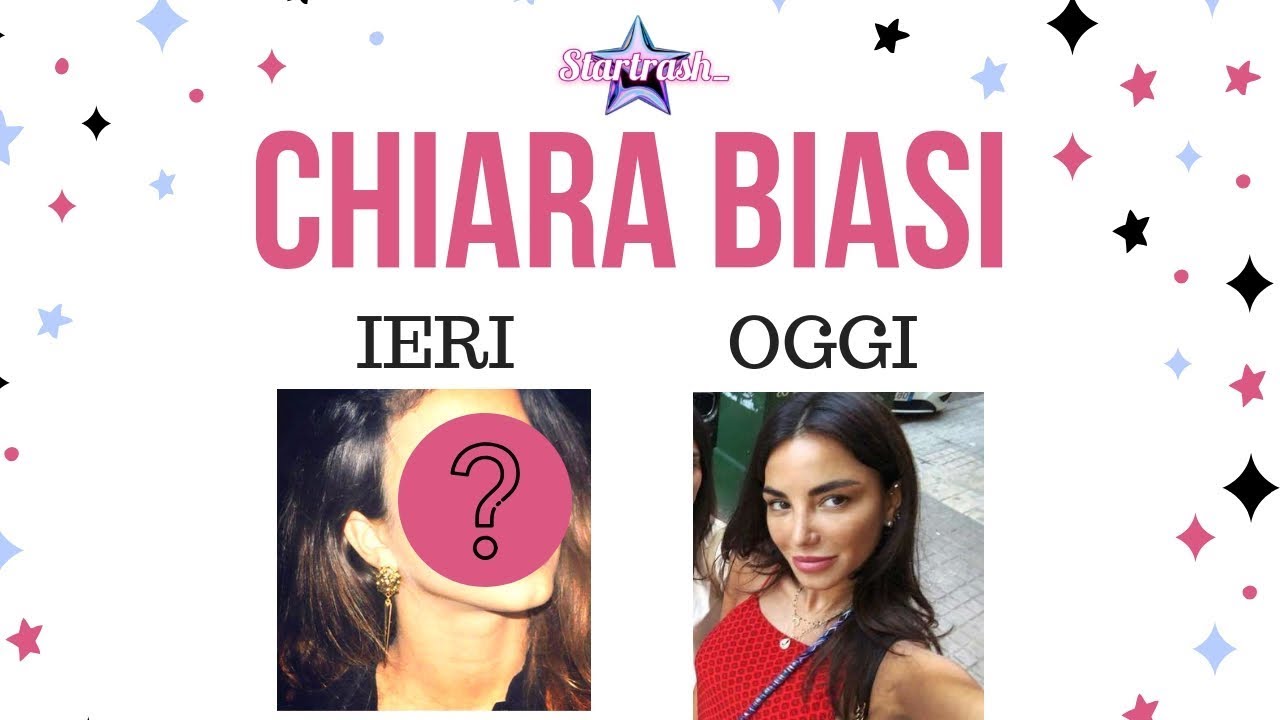 CHIARA BIASI IERI E OGGI // Startrash_