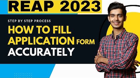How to Fill Out Your 2023 #Reap Application Form Accurately | REAP 2023