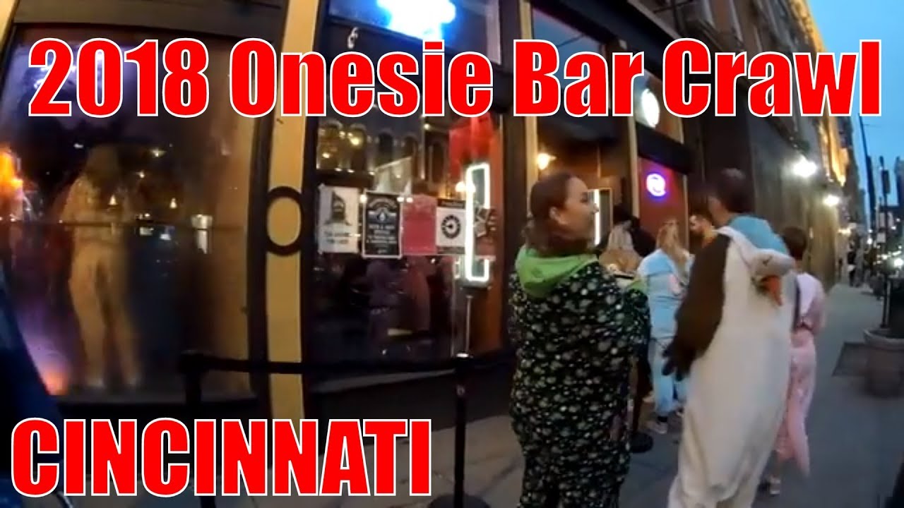 2018 Onesie Bar Crawl Cincinnati Ohio OTR YouTube