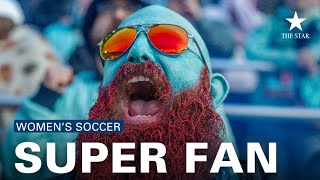 Meet The Teal-Painted Super Fan With A Sparkly Red Beard Front Row At Kansas City Current Games by Kansas City Star 88 views 1 month ago 2 minutes, 12 seconds