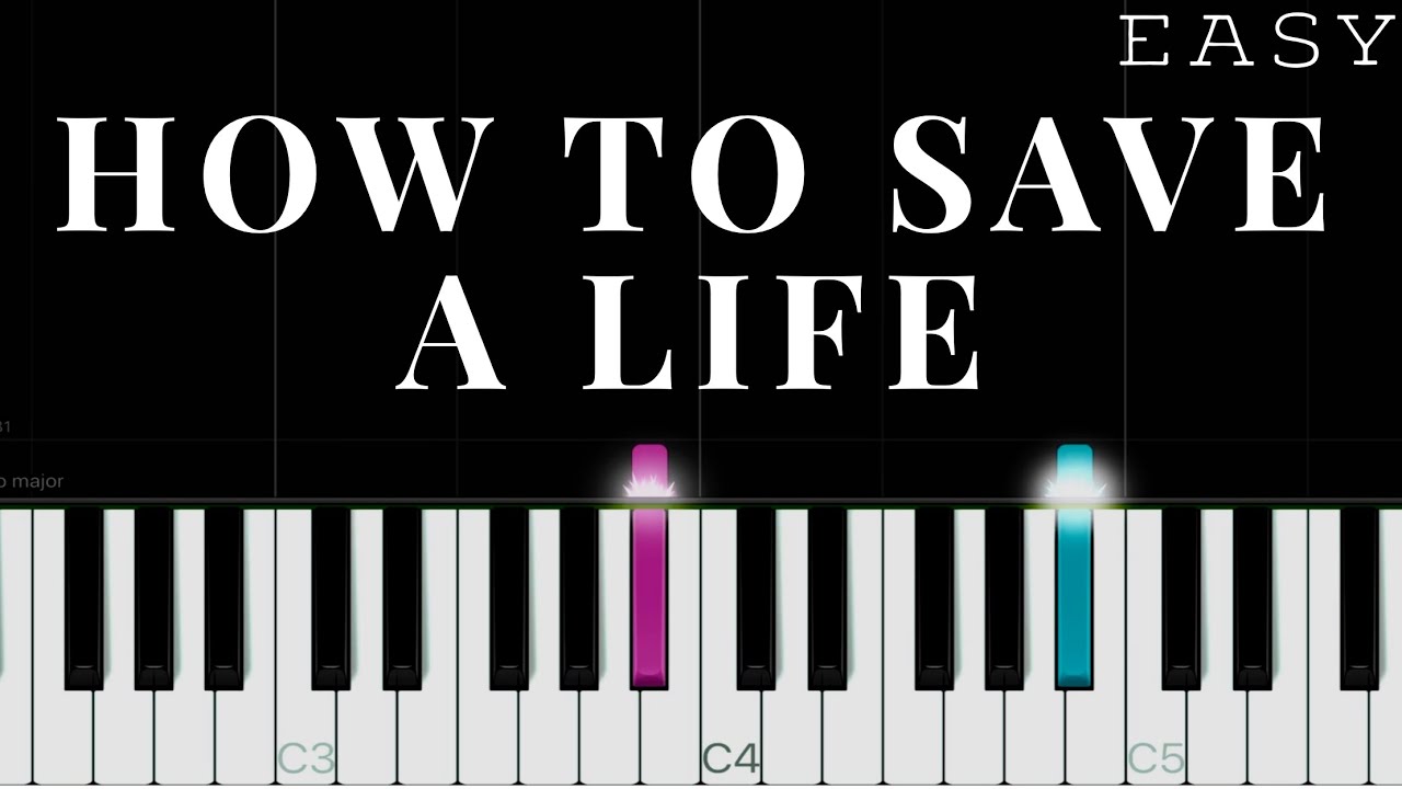 The Fray - How To Save A Life | EASY Piano Tutorial - YouTube