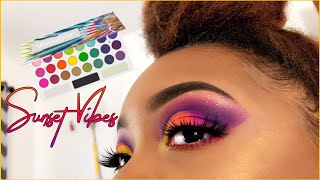 Sunset Vibes ft BH Take Me Back To Brazil Palette | Made Up by Kirsten
