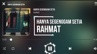 Hanya Segenggam Setia  Rahmat Ekamatra  Nostalgia Lagu Melayu Lawas