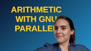 Unix: Arithmetic with GNU parallel