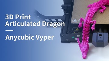 3D printed this Legendary Dragon with Anycubic Vyper 🐉