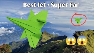 How to Build the Best Long Distance Jet Paper Airplane