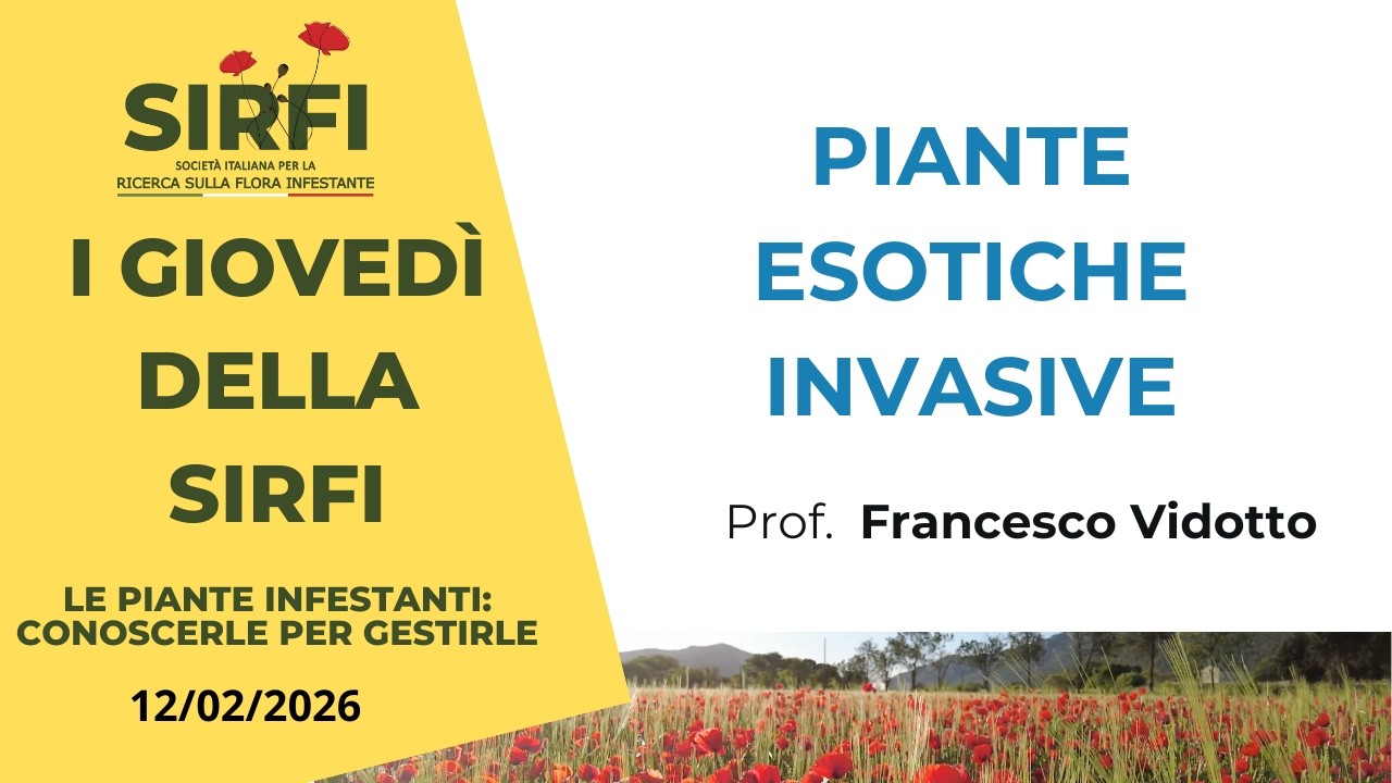 I giovedì della SIRFI - 12 Piante esotiche invasive