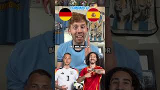 Germany Vs Spain - Euro 2024 Combined Xi