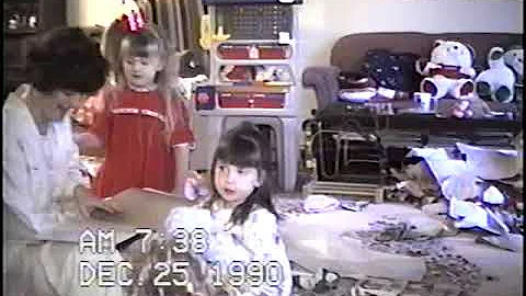 Mary Beth  and Christina December 1990  #3