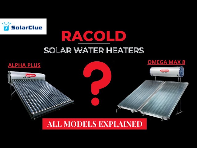 Racold Solar water Heater Expert Review| Alpha plus and Omega max 8  explained - YouTube