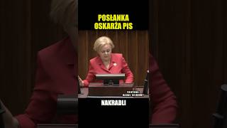POSŁANKA OSKARŻA PiS 😠