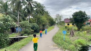 Nuansa kedamaian kampung Multi etnis di Kalimantan