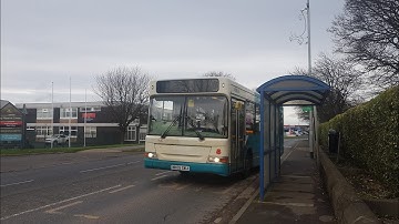 Route 1: Arriva North East NK05 GWJ/1769-Dennis Dart SLF 4/Plaxton Mini Pointer