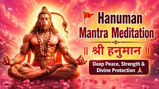 🚩 Hanuman Mantra Meditation | श्री हनुमान | Deep Peace, Strength &amp; Divine Protection 🙏