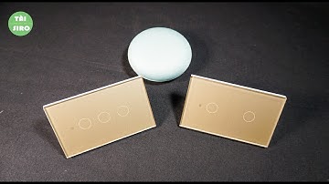 Trên tay nhanh công tắc Tuya Màu Gold - Dễ phối màu cho không gian dát Vàng