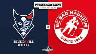 Pressekonferenz Playdowns Spiel3 | DEL2 | Blue Devils Weiden - EC Bad Nauheim