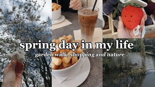 spring day in my life  garden walk, shopping and flowers