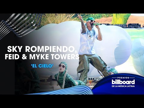 Sky, Feid y Myke Towers llenaron de ritmo el escenario | Premios Billboard 2023