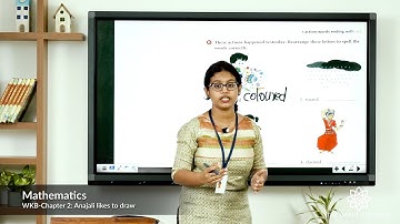 Grade 1 English WKB Chapter 2 Class 1 Anjali Likes to Draw and Exercises part 2