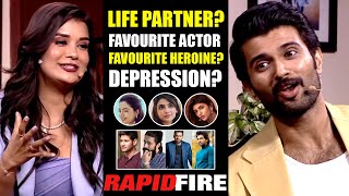 Vijay Devarakonda RAPID Fire @ Kushi Q&A With Fans || Samantha || Rashmika || Sreeleela|| Filmylooks