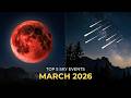Don’t Miss These 5 Rare Astronomical Events in March 2026!