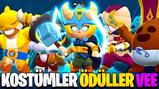 SEZON 24 ve 25 TÜM YENİ KOSTÜMLER | YENİ AŞAMALI OYUN MODU | YENİ STARR HEDİYESİ VEE - Brawl Stars