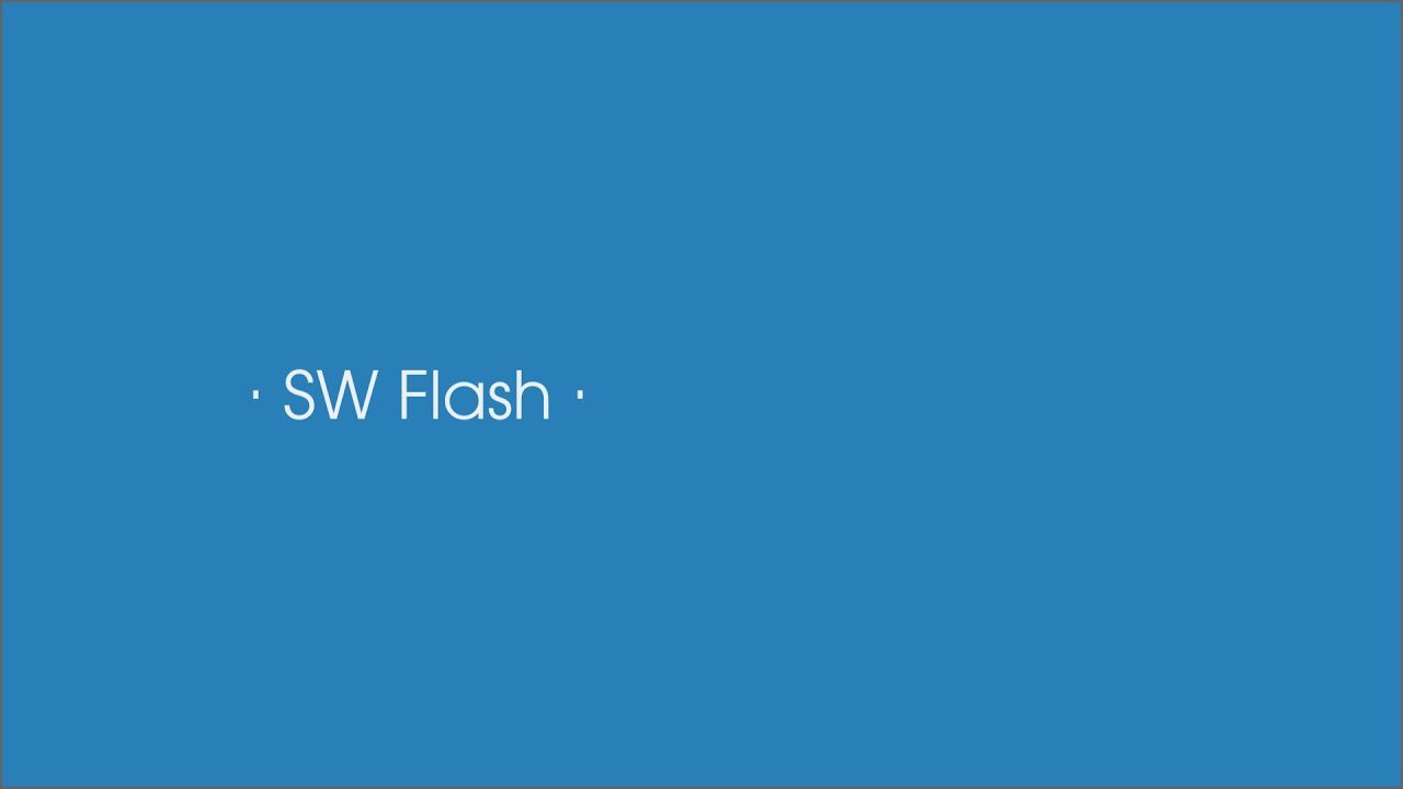 SW Flash el acceso a disco más rápido - YouTube