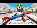 Spider-Man Funny Fails Moments in GTA 5 - Playing As Spiderman Funny Moments In GTA 5