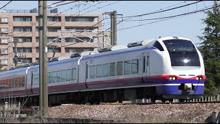 特急しらゆき6号上越妙高行きE653系H203編成【4K】56M