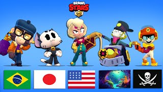 All Brawlers Nationality in Brawl Stars 🏴