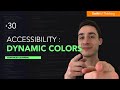 Accessibility in Swift: Dynamic Colors | Continued Learning #30