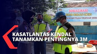 Kasatlantas Polres Kendal Tanamkan Pentingnya Disiplin Protokol Kesehatan