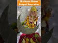 Ganpati Decoration 2025: Sky Moon Theme #shorts | New Ganesh Chaturthi Decoration Ideas At Home
