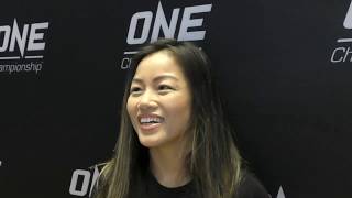 Bi Nguyen Predicting Ground And Pound Finish Against Stamp Fairtex At ONE: Masters Of Fate Resimi