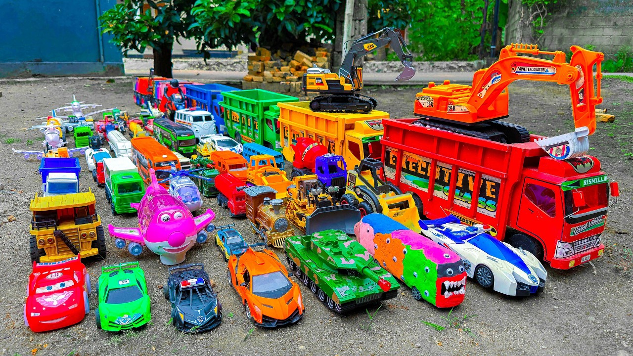 Box Full of Model Cars -Mazda Mx5, Koenigesgg Jesko, Lamborghini Scv12, Byd Yang Wang U8, Toyota Car