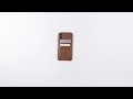 Deen Leather Snap On Wallet Case for iPhone | SENA Cases