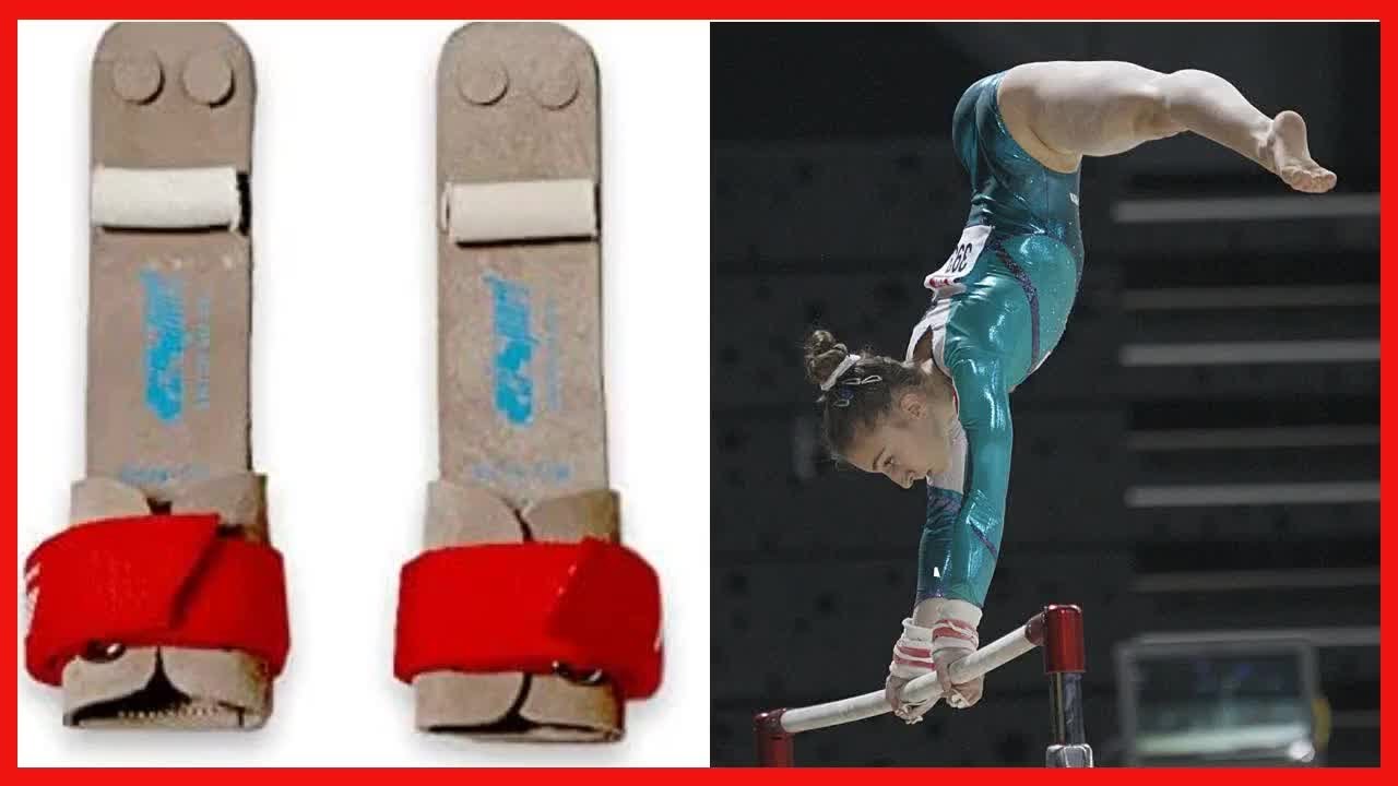 Reisport Women's Gymnastic Grips Uneven Double Buckle Bar Grips, No Slip Fit, XX Small, X Small