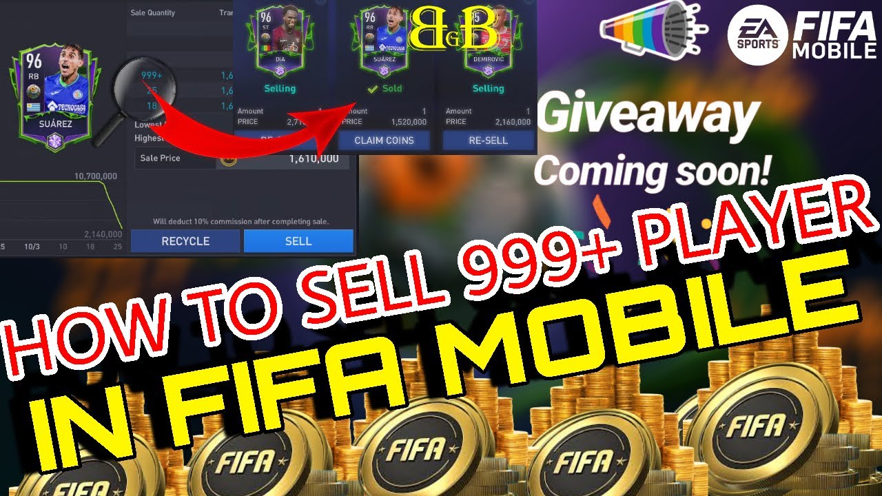HOW TO SELL 999+ PLAYER !!HOW TO MAKE MONEY IN