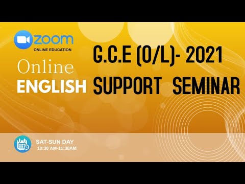 Support Seminar English Part 01 _15.05.2021