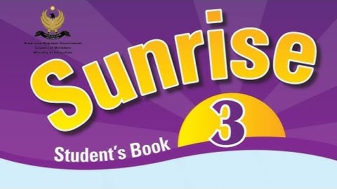 Sunrise 3 , Unit 1 _ lesson 2