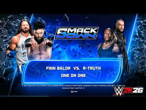 Requested Match: Finn Balor vs R Truth SMACKDOWN - WWE 2K26 Gameplay