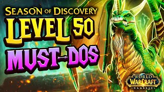 5 Things you NEED to do at level 50  SoD Phase 3 Sunken Temple Guide