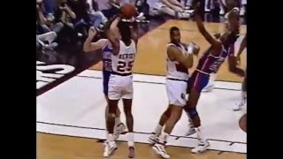 Kevin Duckworth's Pancake Block Flattens John Salley (1990 NBA Finals)