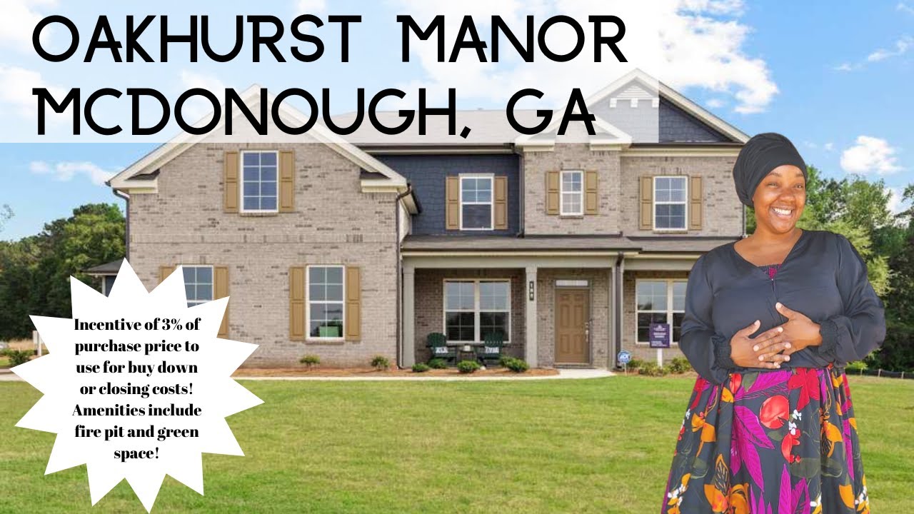 New Homes in McDonough, GA Large Floorplans Half Acre Lots 3 Car