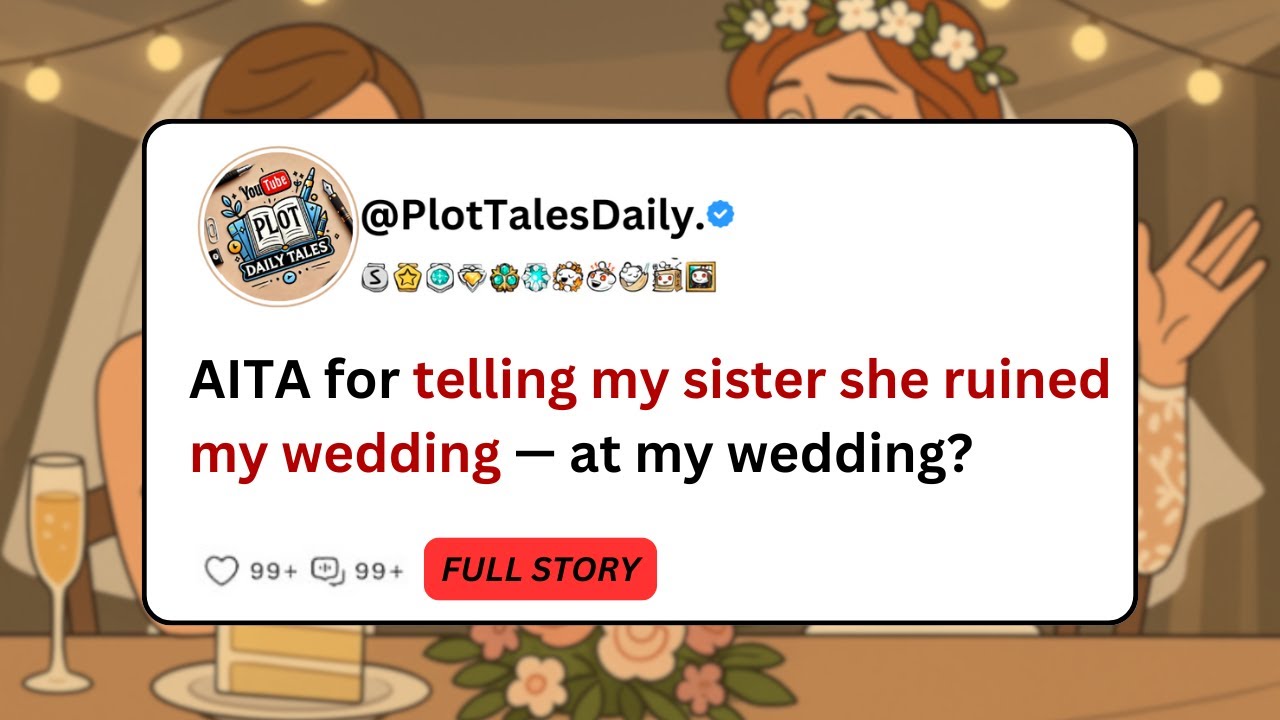 AITA for telling my sister she ruined my wedding — at my wedding? | Reddit Stories