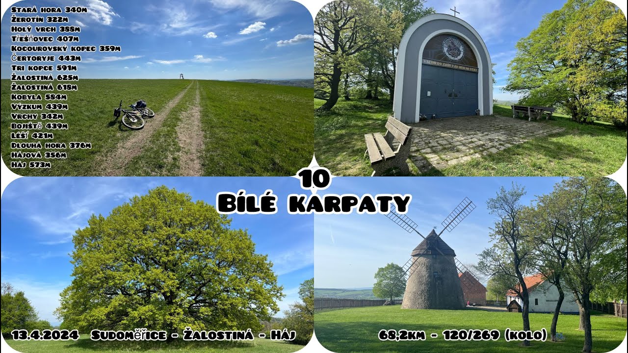 Bílé Karpaty 10 (13.4.2024) Sudoměřice-Háj