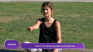Kolla İş Yapanlar İçin Egzersizler #WomanTV #Pilates #MerveBelen screenshot 3