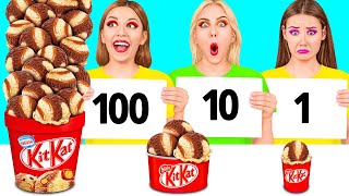 100 слоев еды Челлендж #8 c BooBoom Challenge
