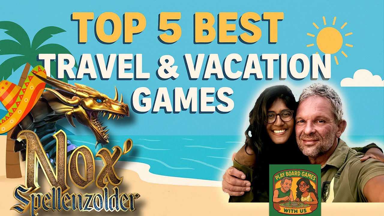 Top 5 Reis & Vakantiespellen met Play Boardgames with Us